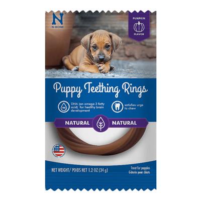 N-Bone Puppy Teething Ring - Pumpkin