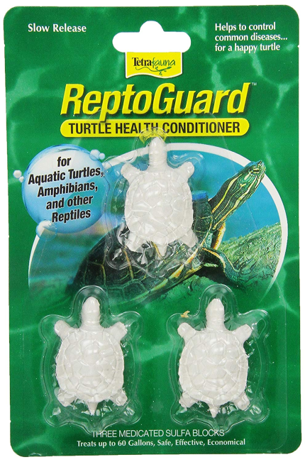 Tetra Fauna Repto Guard Health Conditioner Slow Release Turtle Supplements Fish Flavor - 3ct
