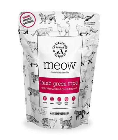 MEOW LAMB GREEN TRIPE Freeze Dried Cat Treats