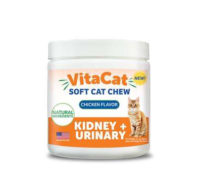 Kidney + Urinary Support - Soft Chews for Cats, 2.1 oz. (60 g), 60 chews