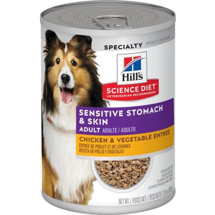 Hill's Science Diet 12.8 Oz Adult Sensitive Stomach and Skin Dog Food