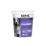 GNC Pet Wellness Essentials Dog Calming & Relaxation for Stress Support Bacon Flavor Chews 60 C
