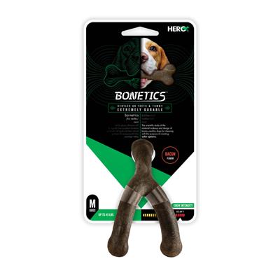 Hero Bonetics™ Medium Bacon Flavor Nylon Chew Dog Toy