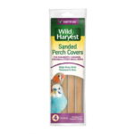 Wild Harvest Sanded Perch Covers for Parakeets Canaries and Finches 3/8” Dia. Perches 4 Count