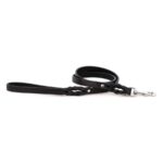Auburn Black 3/4 60 inch Braided Leash
