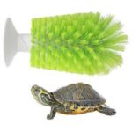 Turtle Brush with Suction Cup for Tank, Turtle Shell Cleaning Brush, Turtle Scrub Brush