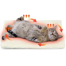 Self-Warming Cat Bed,Thermal Heating Pet Pad for Indoor & Outdoor Use
