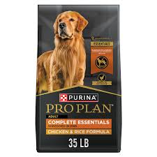 Purina Pro Plan Dry Dog Food for Adult Dogs Complete Essentials High Protein  Real Chicken & Rice  35 lb Bag