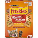 Friskies Tender & Crunchy with Flavors Chicken,Beef,Carrots&Green Beans Dry Cat Food - 16lbs
