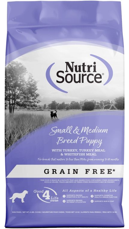 4 Lbs Grain Free Small & Medium Breed Puppy Food