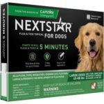 NextStar Flea & Tick Topical Treatment for Large Dogs - 45 to 88lbs - 3ct