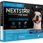 NextStar Flea & Tick Topical Treatment for Small Dogs - 5 to 22lbs - 3ct