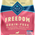 Blue Buffalo Freedom Supports High Energy Needs Chicken & Potatoes Grain-Free Small Breed Dry Dog Food, 4 Lbs