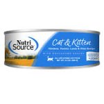 NutriSource Cat & Kitten Chicken, Turkey, Lamb & Fish Formula 5-oz