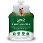 come-pooch-a turkey bone broth dog food topper, 12-oz