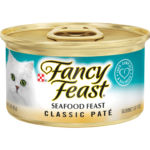 Purina Fancy Feast Seafood Feast Classic Grain Free Wet Cat Food Pate