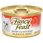 Purina Fancy Feast Salmon Feast Classic Grain Free Wet Cat Food Pate