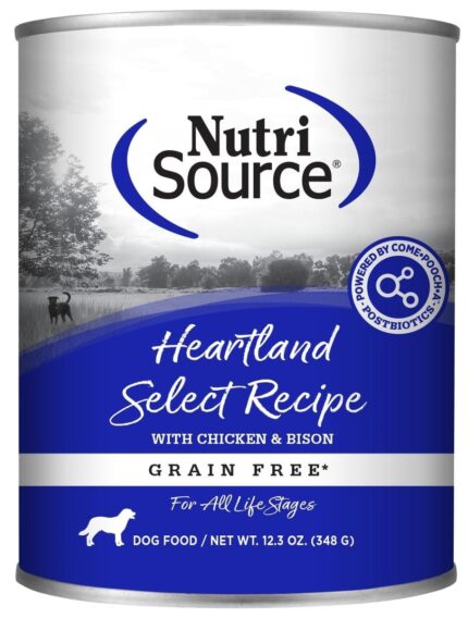 NutriSource Grain Free Heartland Select Dog Food Can