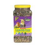 3-D Pet Products Premium Cockatiel Bird Food Seeds with Probiotics 4.5 Lb. Stay Fresh Jar
