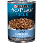 Purina Pro Plan 13 Oz Focus Large Breed Beef & Rice Entree Adult Wet Dog Food