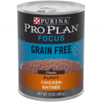 Grain Free High Protein Focus Classic Chicken Entree Wet Puppy Food 13 Oz.