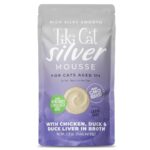 Tiki Cat Silver Chicken & Duck Liver in Broth Mousse Wet Cat Food, 2.8 Oz