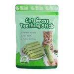 6pcs Cats Grass Chew Teething Sticks, Cat Chew Stick Pet Snack, Good Help for Cat's Healthy