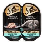 Sheba Perfect Portions Cuts in Gravy, Tuna and Seafood Flavored Wet Cat Food - 2.64oz