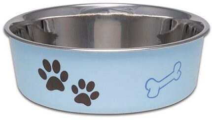 Loving Pets 430852 Bella Bowl Blue Sm
