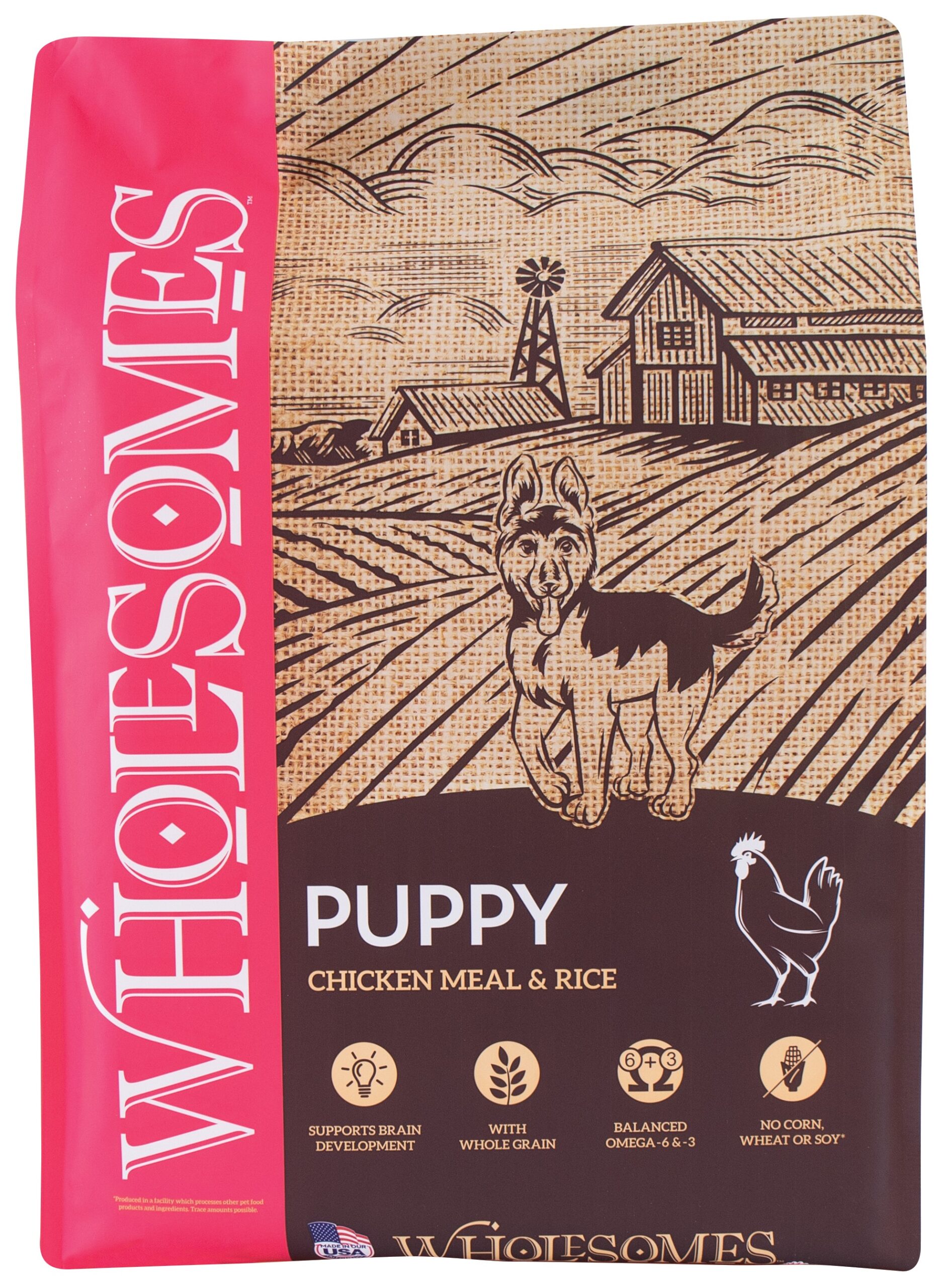 348000.jpg Wholesomes Whole Grain Puppy Food 16.5Lb - Image 1