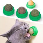 Potaroma Catnip Toys Balls 4 Pcs, Extra Cat Energy Ball
