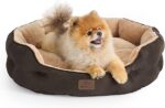 Washable Pet Bed for Puppy and Kitten with Slip-Resistant Bottom, 25 Inches, - Image 3