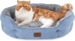 Washable Pet Bed for Puppy and Kitten with Slip-Resistant Bottom, 25 Inches, - Image 4