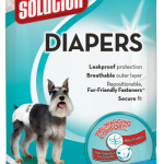 Simple Solution Disposable Female Dog Diapers  Medium  12 pack