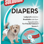 Simple Solution Disposable Dog Diapers for Female Dogs | Super Absorbent Leak-Proof Fit | Small | 12 Count