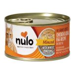 Nulo Grain-Free Minced with Whole Proteins Wet Canned Cat and Kitten Food, Chicken & Quail Egg in Broth, 2.8 Ounce