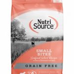 NutriSource Grain Free Small Bites Seafood Select Dry Dog Food - 4 Lb Bag