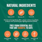 TropiClean Natural* Flea + Tick Waterless Shampoo for Cats, 7.4 Oz - Image 3