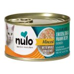 Nulo Grain-Free Minced with Whole Proteins Wet Canned Cat and Kitten Food, Chicken, Crab, and Prawn in Broth, 2.8 Ounce