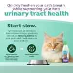 TropiClean Fresh Breath Cat Dental Water Additive + Urinary Tract Support, with Cranberry Extract, Teeth Cleaning & Breath Freshener Solution, 16oz - Image 3