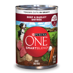 Purina ONE Smart Blend with Real Beef and Barley Adult Wet Dog Food Can - 13oz