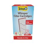 Tetra Whisper Ready-to-Use Disposable Filter Cartridges for Aquariums  Small  6 Count
