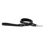 Auburn Black 3/4 60 inch Braided Leash