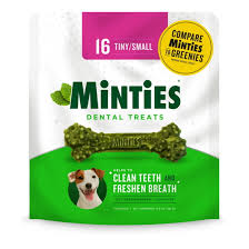 download-4-1-2.jpeg Minties Dental Bone Treats Chews for Tiny/Small Dogs 5-39 Lbs 40 Count 16 Oz - Image 1