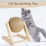 Cat Scratching Ball Natural Sisal Cat Scratcher Toy with Catnip