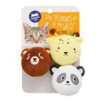 Whisker City Animal Balls Cat Toys 3 CT