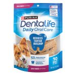 DentaLife Daily Oral Care Chicken Flavor Small/Medium Breed Dog Dental Chews, 7 Oz., Count of 10