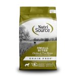 NutriSource Grain Free Small Breed Bites Chicken & Pea Recipe Dry Dog Food - 12 Lb Bag