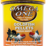 Omega One Goldfish Pellets, Sinking, 4mm Medium Pellets, 4.2 oz