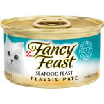 Purina Fancy Feast Seafood Feast Classic Grain Free Wet Cat Food Pate